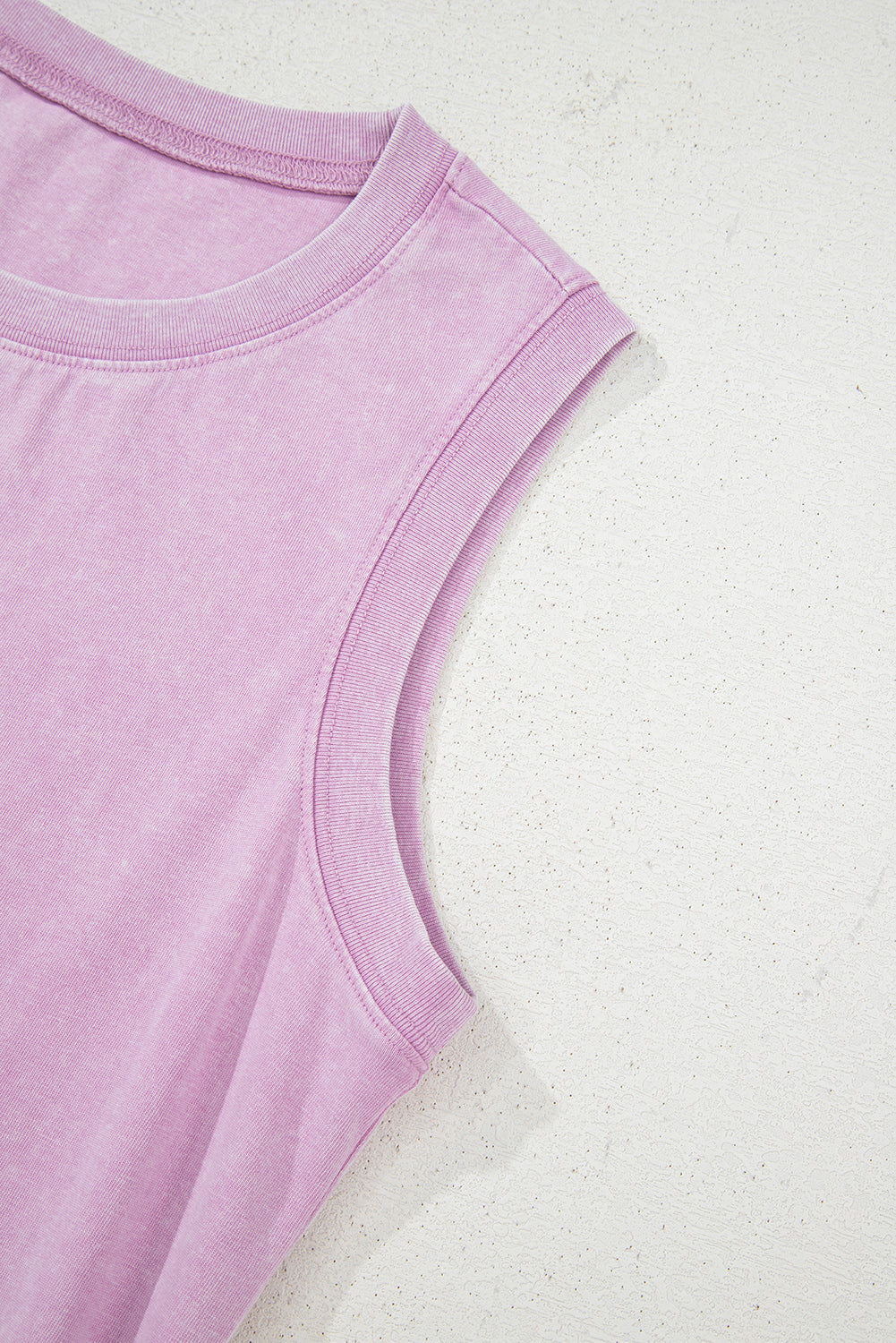 Beau Blue Mineral Wash Pocket Tank Mini Dress