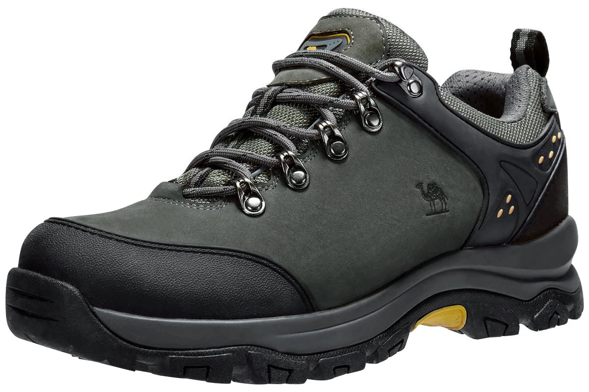 GOLDEN CAMEL Waterproof Hiking Shoes Outdoor Low-top Leather Trekking Shoes for Men Walking Male Sneakers 2023 Spring New