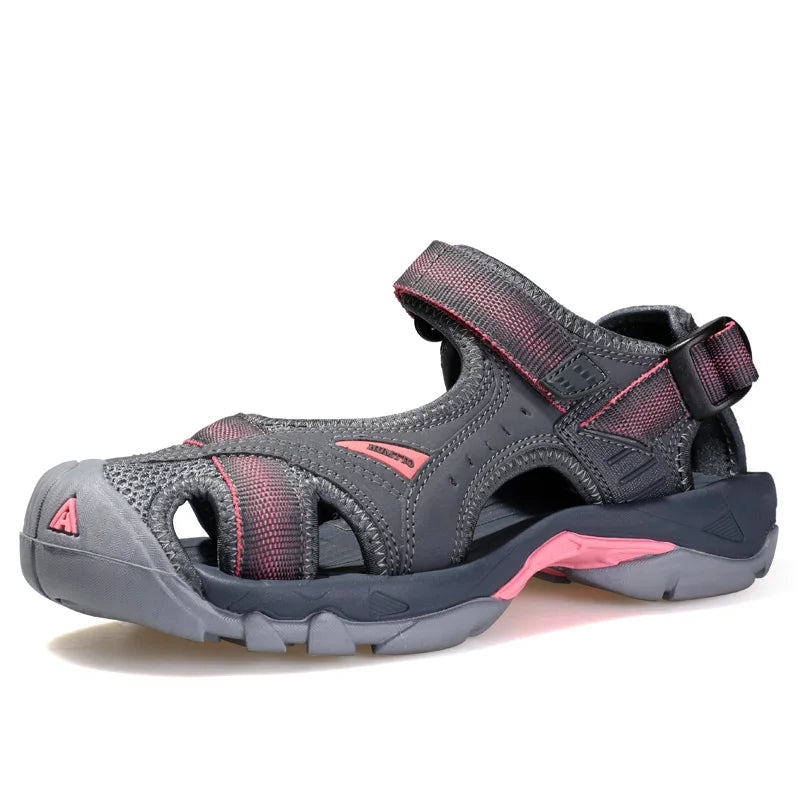 New Limited Men Upstream Breathable Summer Women Aqua Shoes Rubber Sandals Mesh Wading Quick Dry Beach Male Outdoor Hot Sale