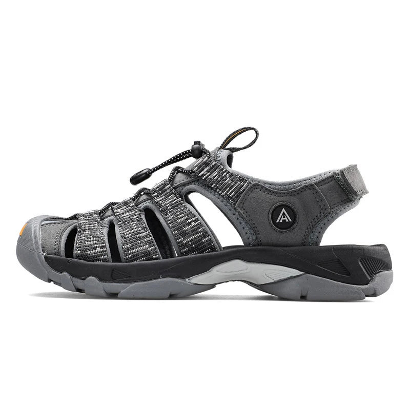 Sandales d'été HUMTTO pour hommes 2021, sandales de plage respirantes pour hommes, chaussures aquatiques pour randonnée, camping, pêche, escalade