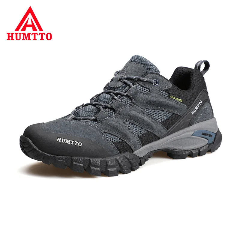Chaussures de randonnée respirantes et antidérapantes, chaussures de trekking de haute qualité en cuir véritable, chaussures de sport d'extérieur, nouvelle collection 2019