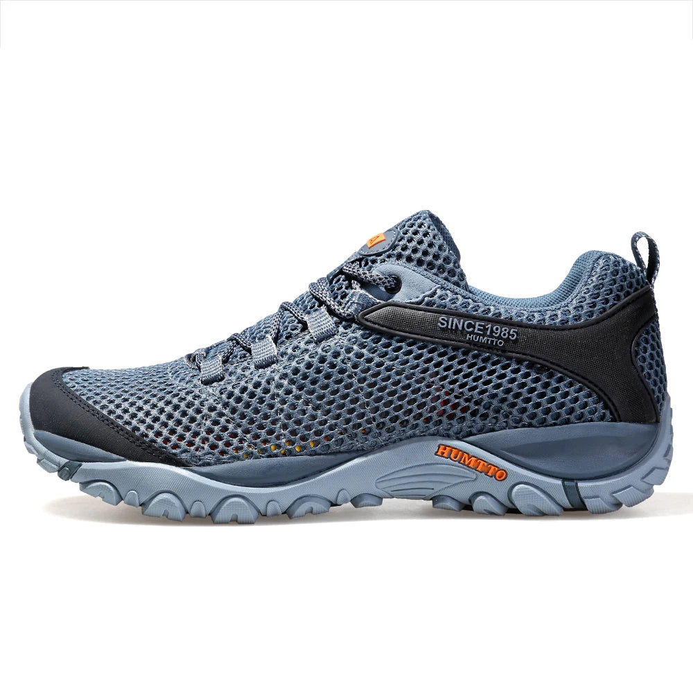 HUMTTO Nouvelles chaussures de randonnée d'été pour hommes chaussures de sport respirantes pour hommes chaussures de trekking en plein air chaussures d'escalade chasse marche homme chaussures