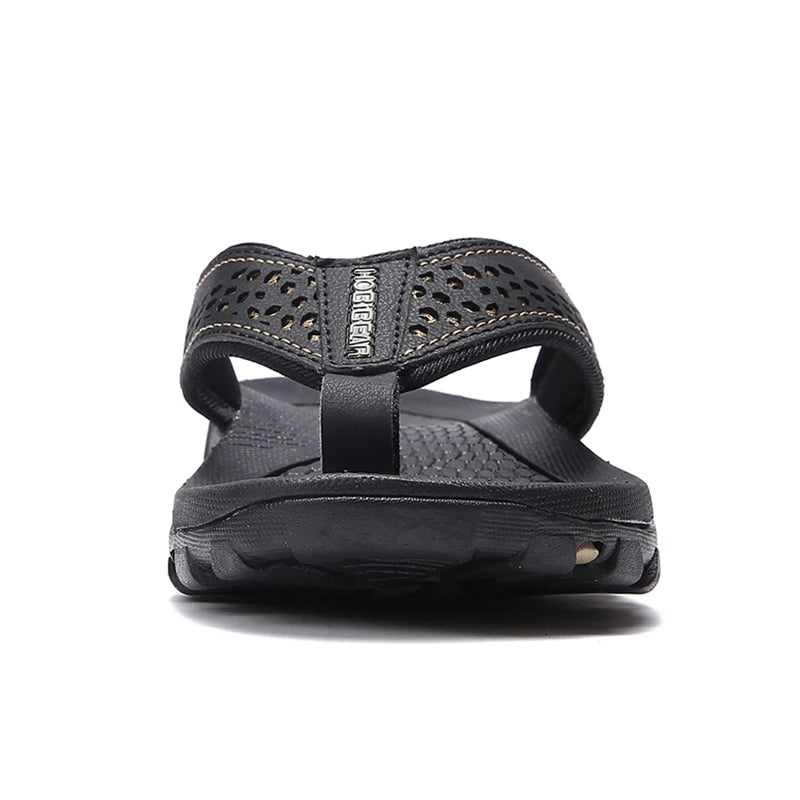 Tongs d'été en cuir PU pour hommes, chaussures de plage, grande taille 49 50 51 52, vente en gros, livraison directe