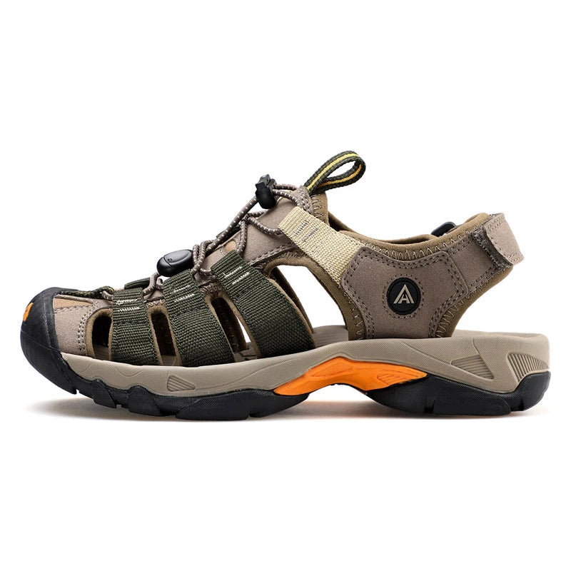 Sandales d'été HUMTTO pour hommes 2021, sandales de plage respirantes pour hommes, chaussures aquatiques pour randonnée, camping, pêche, escalade