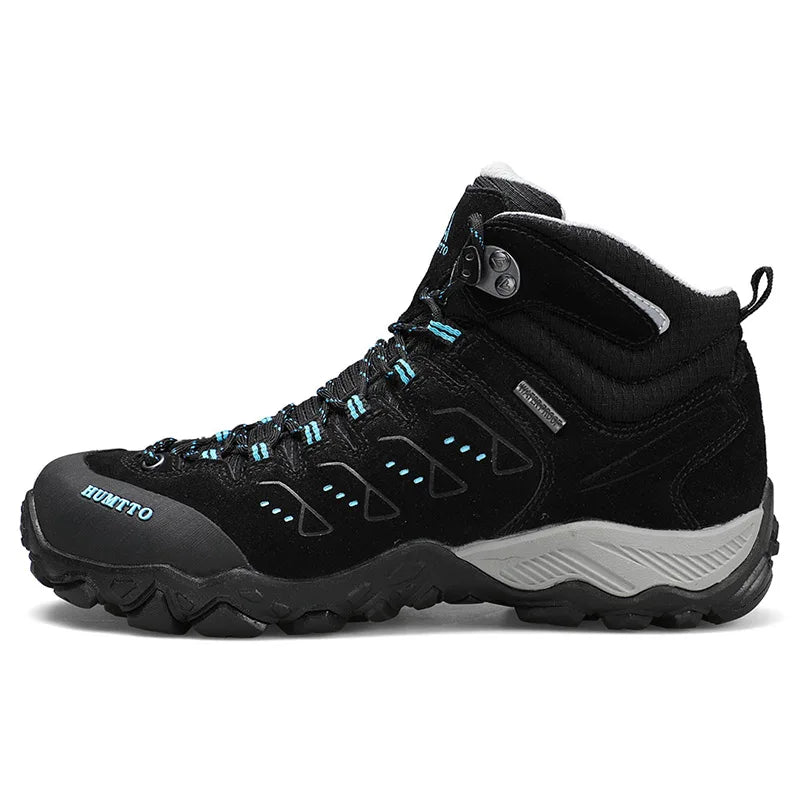 HUMTTO Nouvelles chaussures de randonnée imperméables pour hommes et femmes, baskets d'extérieur en cuir pour hommes et femmes, marche, escalade, trekking, sport, bottes pour hommes et femmes
