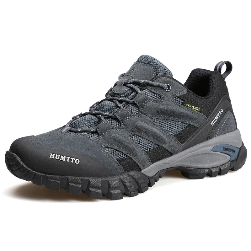 Chaussures de randonnée respirantes et antidérapantes, chaussures de trekking de haute qualité en cuir véritable, chaussures de sport d'extérieur, nouvelle collection 2019