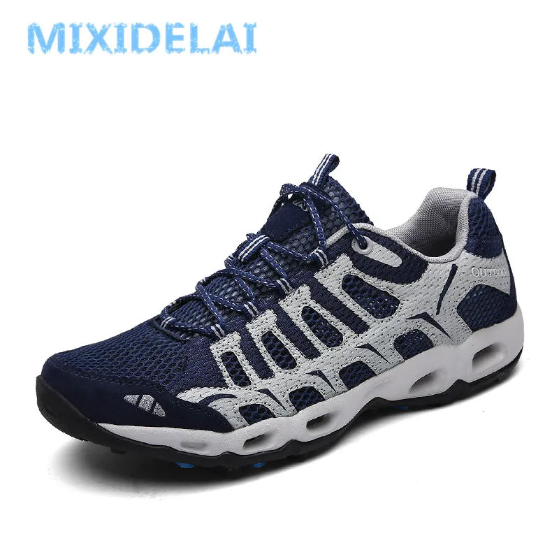 Mixidelai – Baskets d'été pour hommes, chaussures de plein air décontractées et confortables en maille, pointures 39 à 46