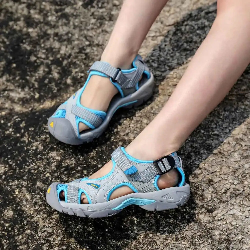 New Limited Men Upstream Breathable Summer Women Aqua Shoes Rubber Sandals Mesh Wading Quick Dry Beach Male Outdoor Hot Sale