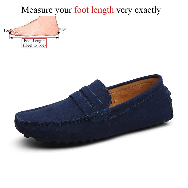 Plus Big Size 50 51 52 53 Summer Men Suede Loafers Leather Casual Slip On Shoes Mocasines Hombre Lofer Man Loafer