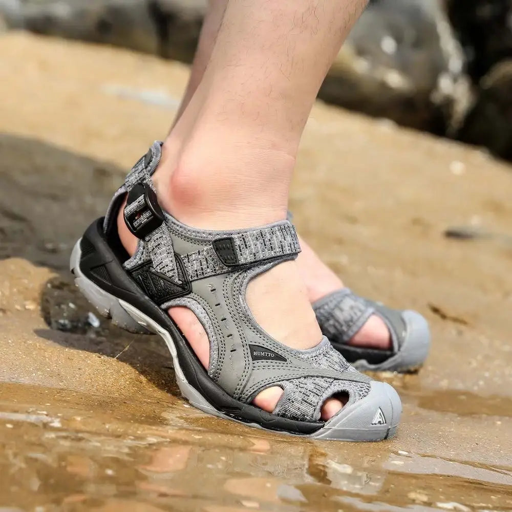 New Limited Men Upstream Breathable Summer Women Aqua Shoes Rubber Sandals Mesh Wading Quick Dry Beach Male Outdoor Hot Sale