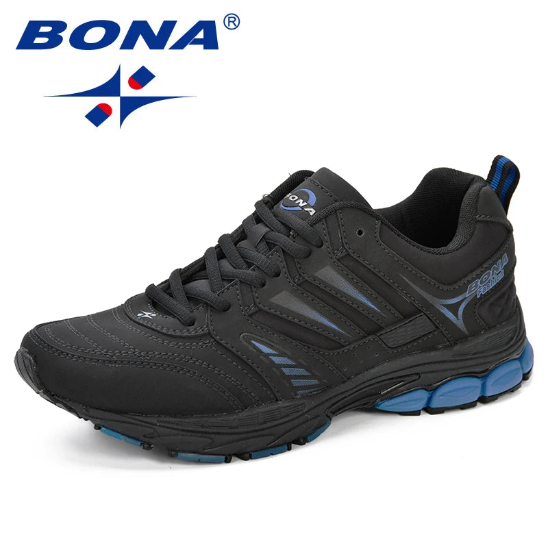 BONA  New Design Style Men Shoes Breathable Popular Men Running Shoes Outdoor Sneaker Sports Shoes Comfortable