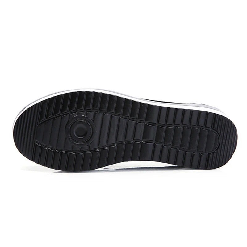 WOIZGIC Mocassins à plateforme en cuir véritable pour femme, chaussures plates, élégantes, à enfiler, en daim de vache, PX-3213