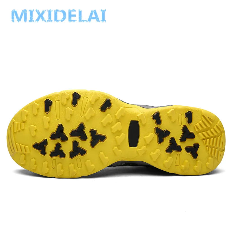 Mixidelai – Baskets d'été pour hommes, chaussures de plein air décontractées et confortables en maille, pointures 39 à 46