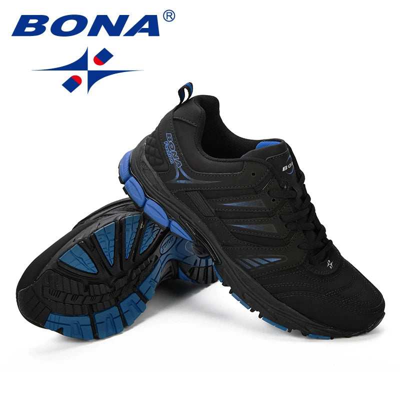 BONA  New Design Style Men Shoes Breathable Popular Men Running Shoes Outdoor Sneaker Sports Shoes Comfortable
