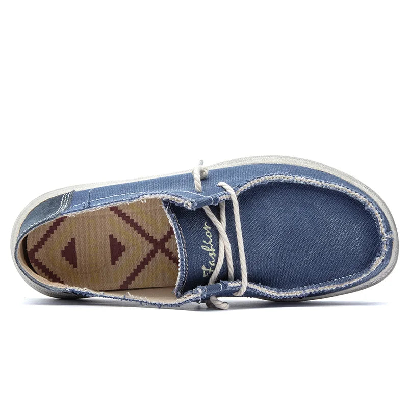 Mixidelai – Chaussures décontractées confortables pour hommes, nouvelle collection été automne, chaussures en toile pour hommes, marque tendance, mocassins plats, pointure 48
