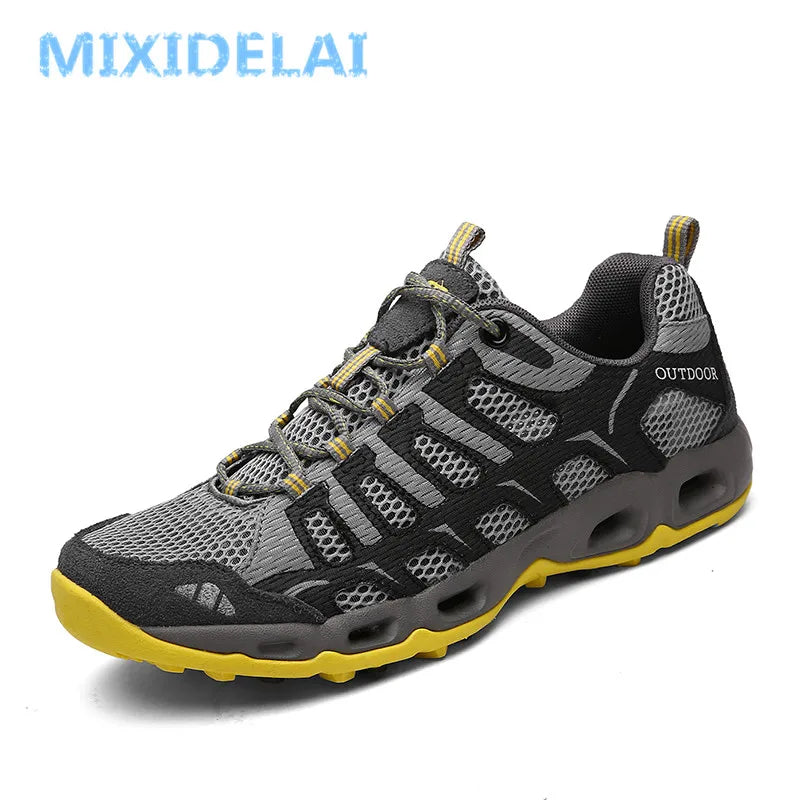 Mixidelai – Baskets d'été pour hommes, chaussures de plein air décontractées et confortables en maille, pointures 39 à 46