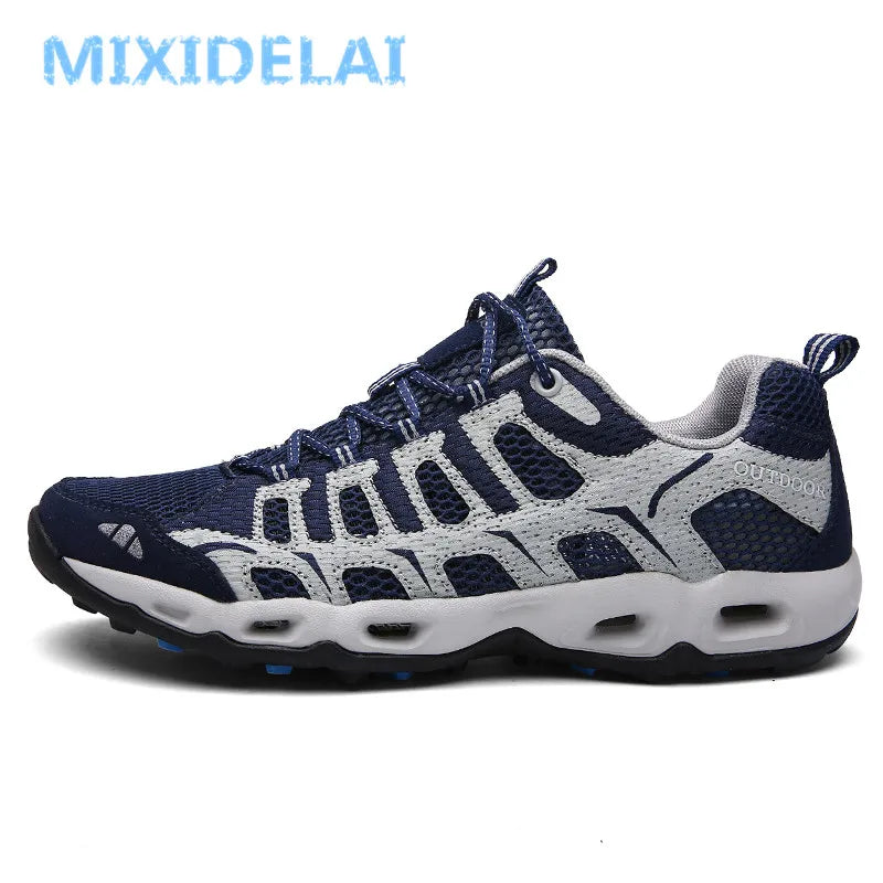 Mixidelai – Baskets d'été pour hommes, chaussures de plein air décontractées et confortables en maille, pointures 39 à 46