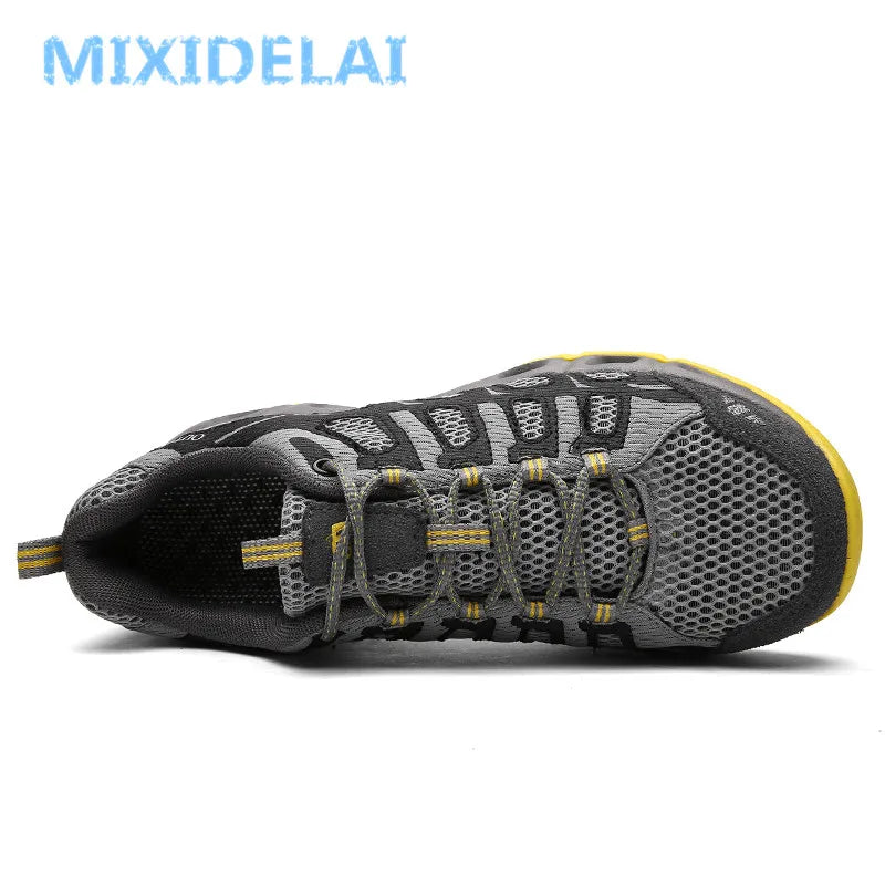 Mixidelai – Baskets d'été pour hommes, chaussures de plein air décontractées et confortables en maille, pointures 39 à 46