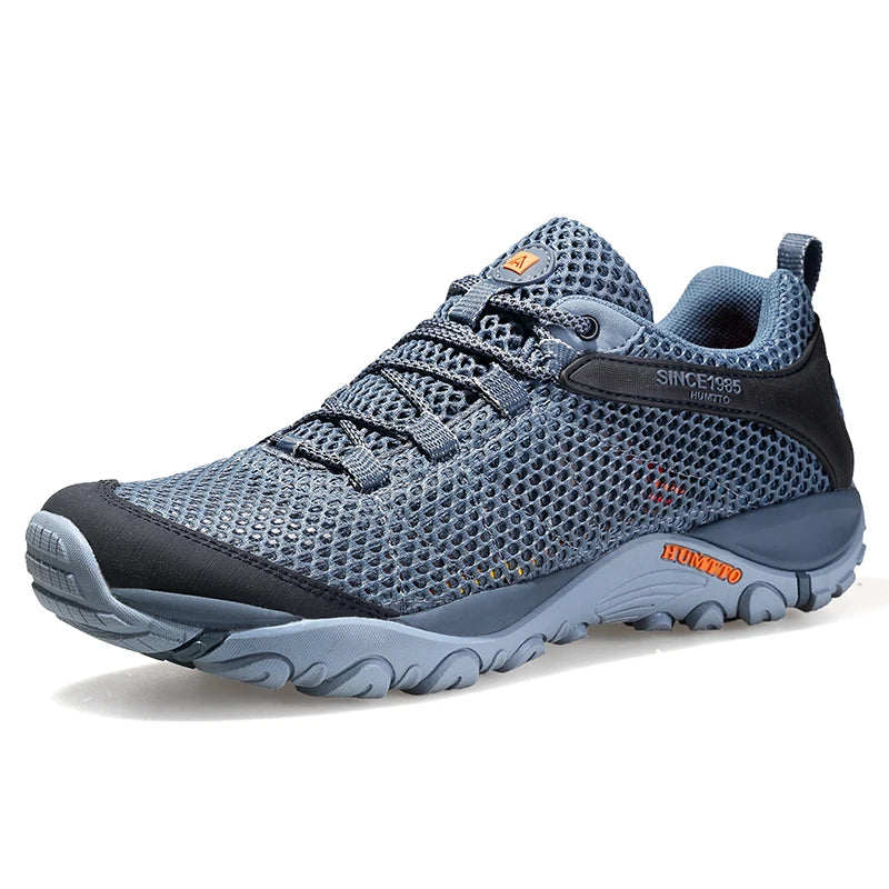 HUMTTO Nouvelles chaussures de randonnée d'été pour hommes chaussures de sport respirantes pour hommes chaussures de trekking en plein air chaussures d'escalade chasse marche homme chaussures