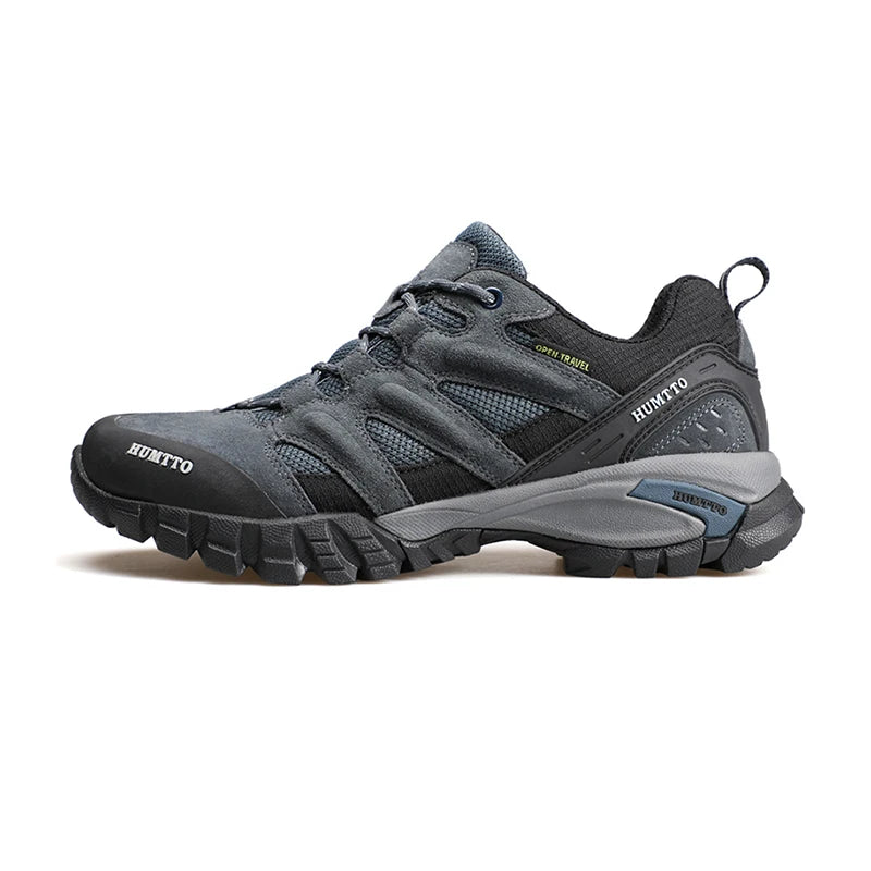 Chaussures de randonnée respirantes et antidérapantes, chaussures de trekking de haute qualité en cuir véritable, chaussures de sport d'extérieur, nouvelle collection 2019