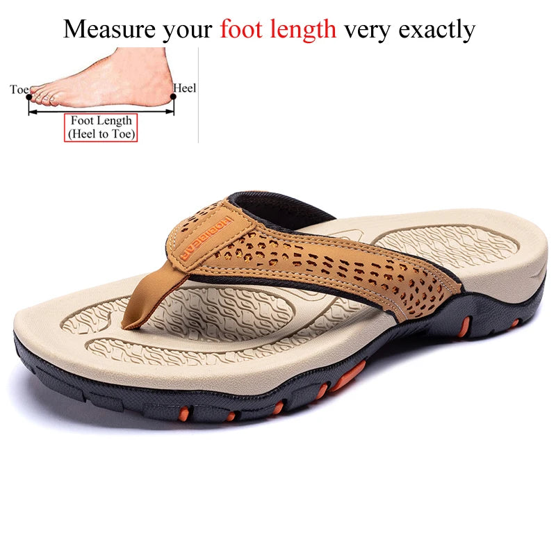 Tongs d'été en cuir PU pour hommes, chaussures de plage, grande taille 49 50 51 52, vente en gros, livraison directe