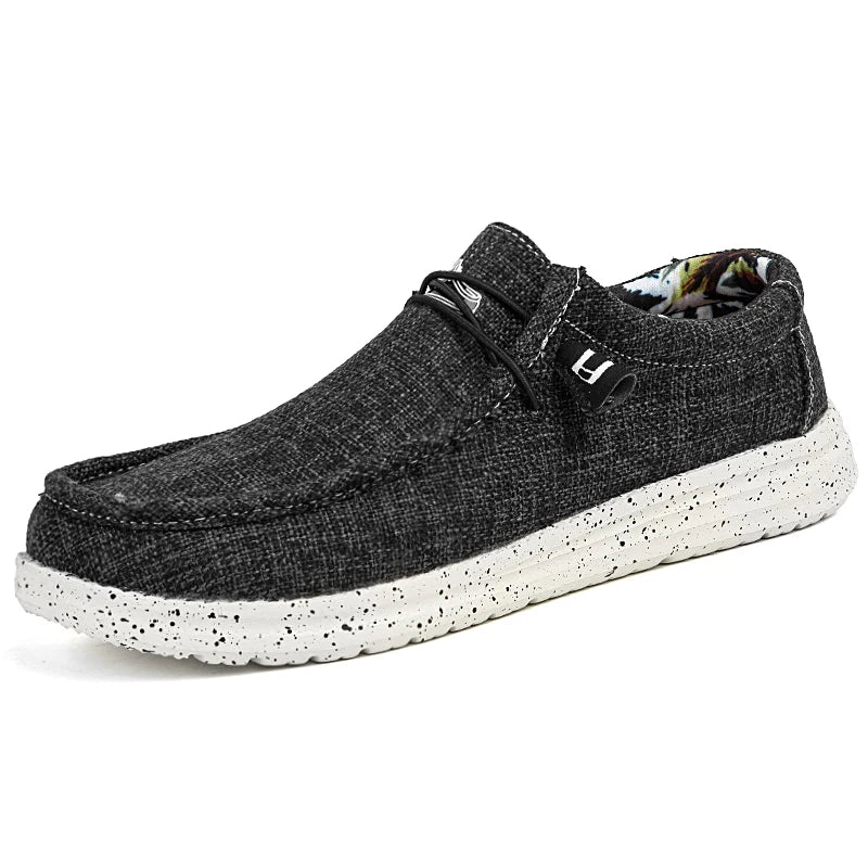Chaussures décontractées en toile denim pour hommes, grandes tailles, vulcanisées, tendance, de luxe, respirantes, pour l'extérieur