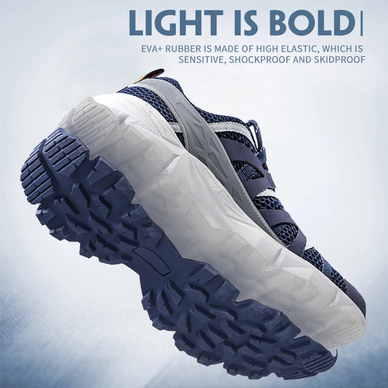 HUMTTO Marque Chaussures de Randonnée D'été Nouvelles Baskets Respirantes pour Hommes Sandales de Trekking Hommes Escalade en Plein Air Marche Chaussures Aquatiques Hommes
