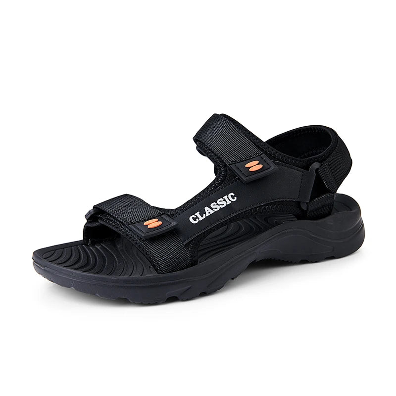 Sandales de haute qualité pour hommes, sandales de plage confortables, chaussures décontractées, légères, été, grande taille, sandales romaines confortables