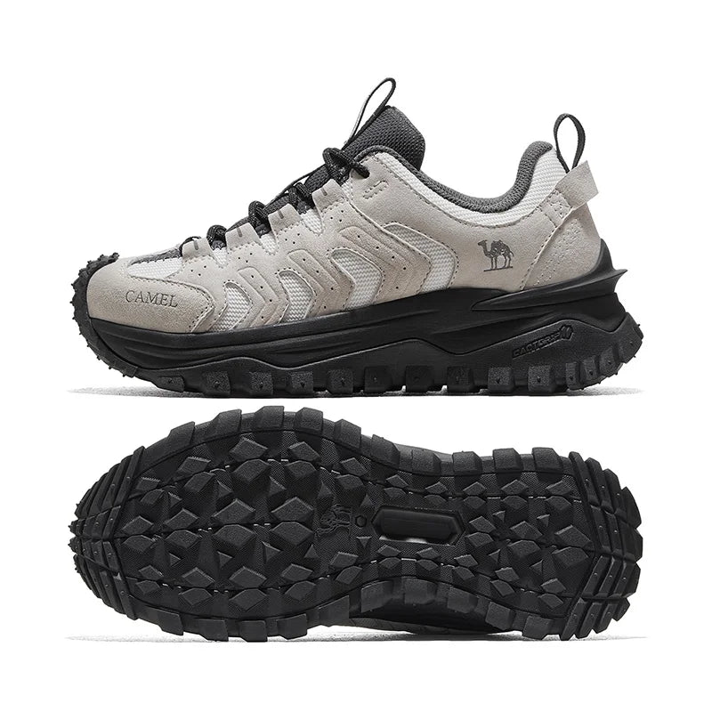 GOLDEN CAMEL Hiking Shoes Women and Men Thick-soled Sports Sneakers Non-slip Wear-resistant Cross-country Trekking Shoes for Men