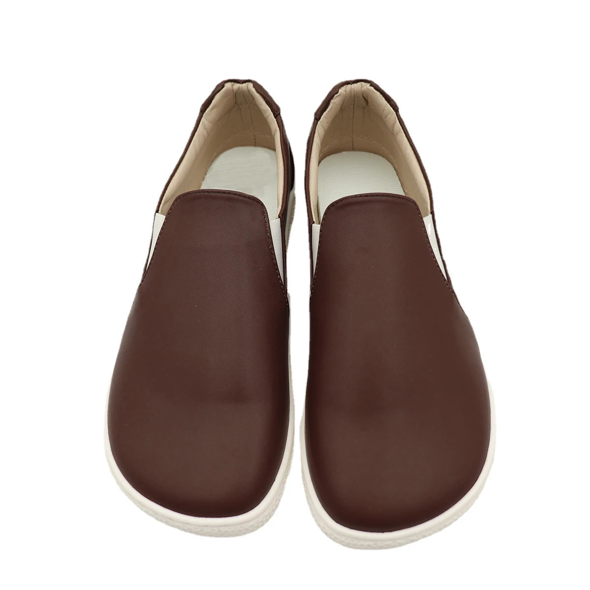 Tipsietoes 2025 Autumn Barefoot Leather For Women With New Flat Soft Zero Drop Sole Wider Toe Box Light Weight Minimalist