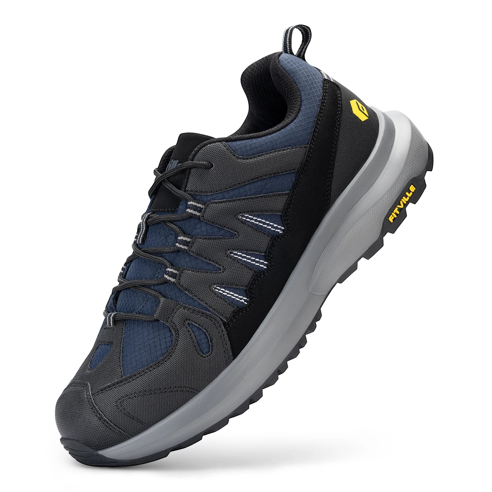 FitVille Women's Sneakers Wide Hiking and Outdoor Athletic and Trekking Trails Shoes with Arch Support and Wide Toe Box
