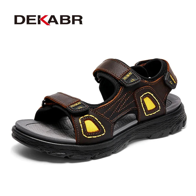 DEKABR Hot Sale Classic Comfortable Fashion Man Beach Sandals Summer Men's Outdoor Shoes Roman Soft Casual Sandals For Men