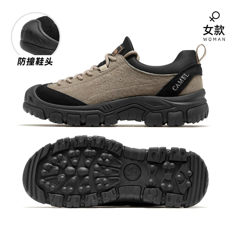 GOLDEN CAMEL Hiking Shoes Women and Men Lightweight Breathable Outdoor Trekking Trail Shoes for Women Mountaineering Clearance