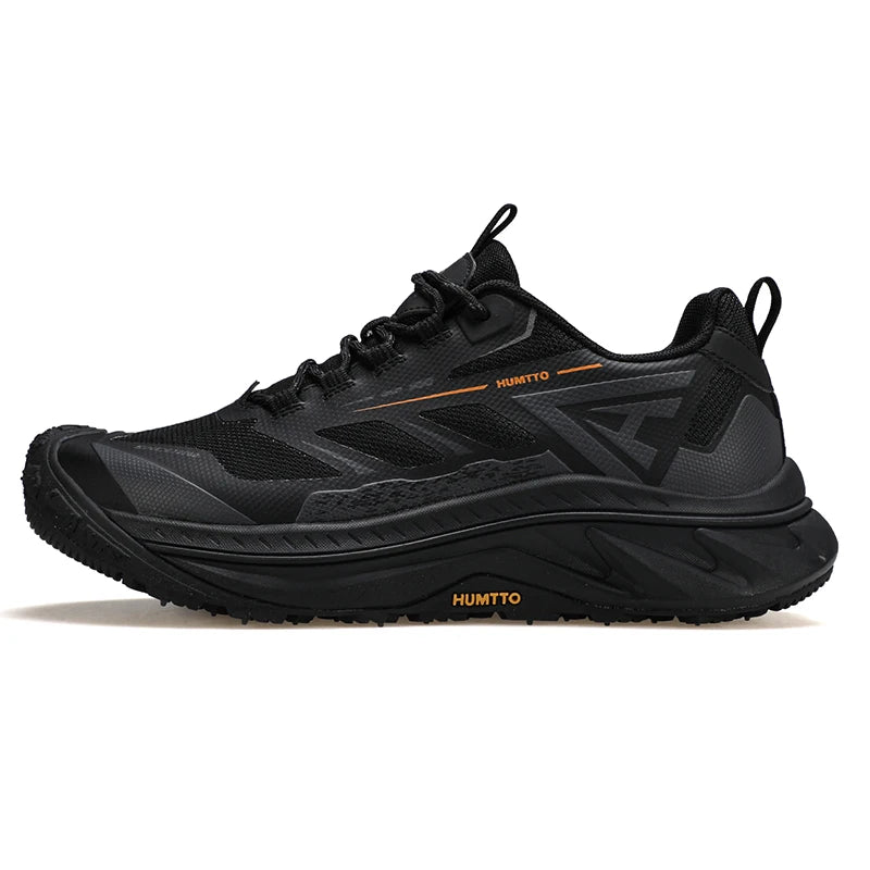 HUMTTO Sports Trail Running Chaussures Designer Tenis Man Casual Sneaker pour Hommes Respirant Léger Extérieur Noir Hommes Baskets