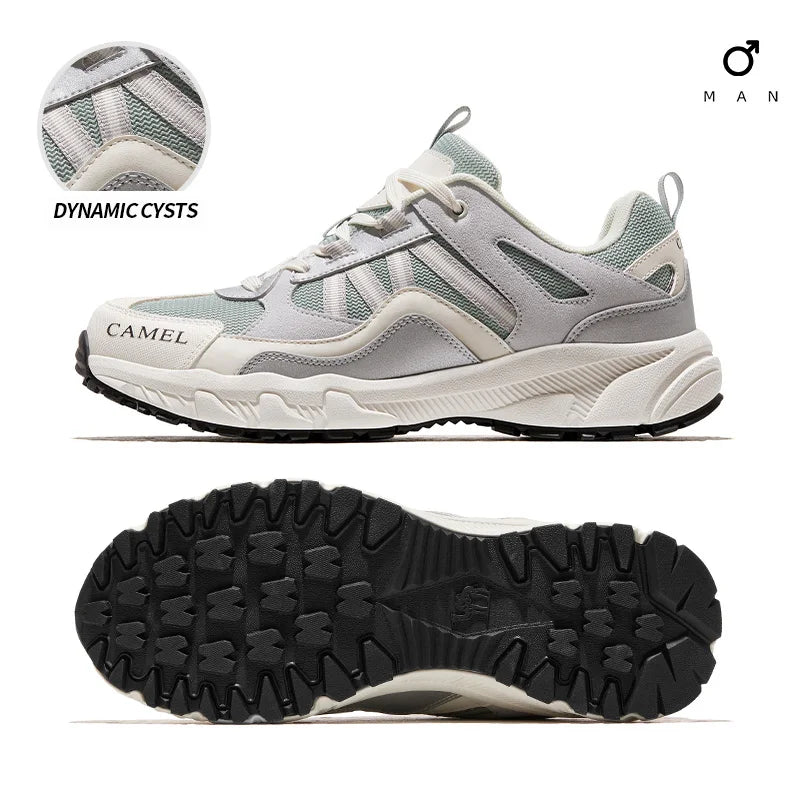 GOLDEN CMAEL Hiking Shoes Men Waterproof Non-slip Trail Sports Running Male Sneakers Wear-resistant Trekking Shoes for Men 2023