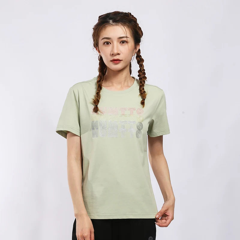 HUMTTO Quick Dry Running T-shirts for Men Women Fitness Sport T Shirt Mens Summer Breathable Cotton Short Sleeves Gym Clothing