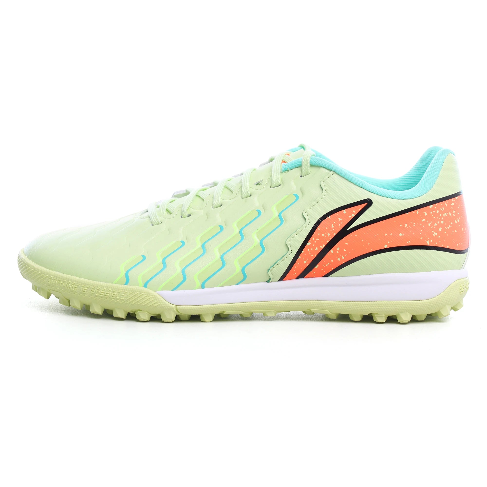 Li-Ning Men Soccer Shoes Cushion Sports Shoes Stable Support Anti-Slippery Wearable LiNing Comfortable Football Sneakers YSTU005