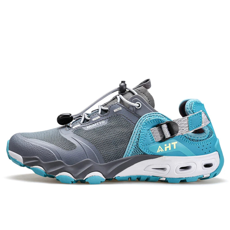 HUMTTO New Big Size Water Shoes for Men Summer Outdoor Hiking Shoes Breathable Trekking Aqua Fishing Beach Sandals Sneakers Mens