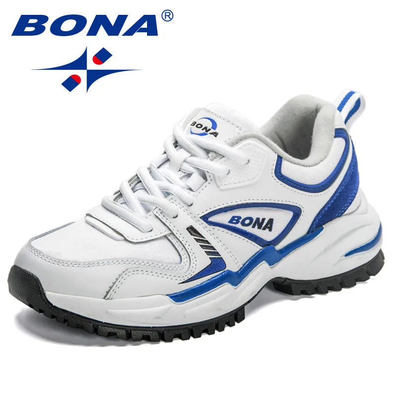 BONA  New Designers Outdoor Sports Shoes Running Shoes Women Fashion Sneakers Comfortable Athletic Training Footwear Ladies