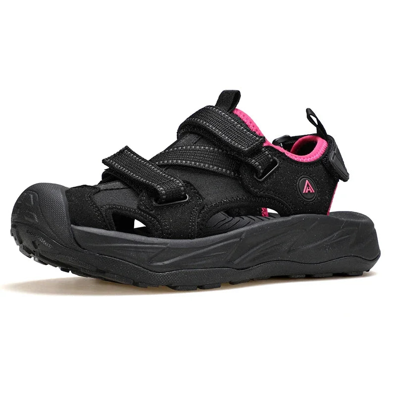 HUMTTO Chaussures de sport respirantes et plates pour femme, sandales d'extérieur, de trekking, à séchage rapide