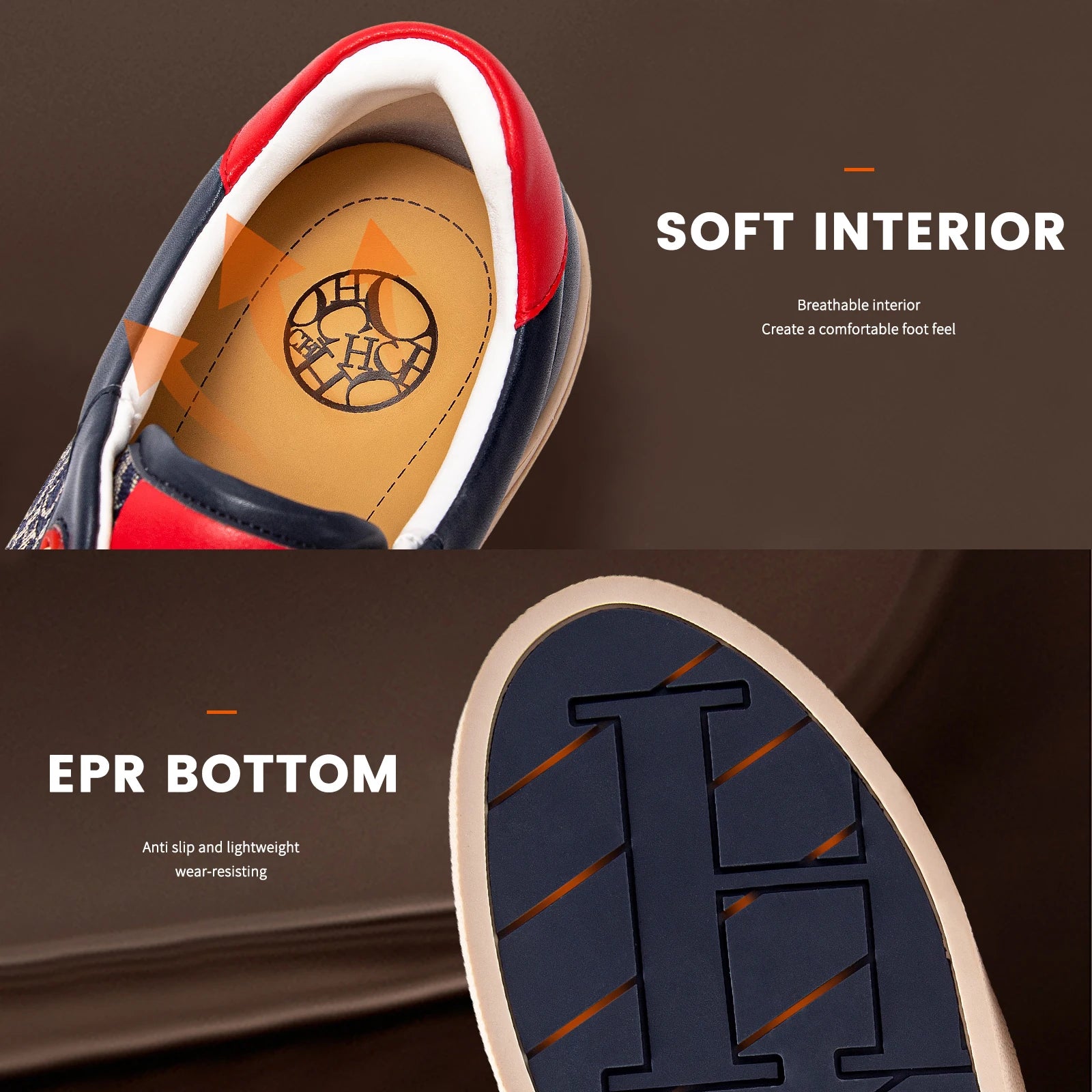 11.11 Hot Men's Casual Shoes Luxury Brand Flat Lace Up Shoes Monogrammed Loafers Black Friday