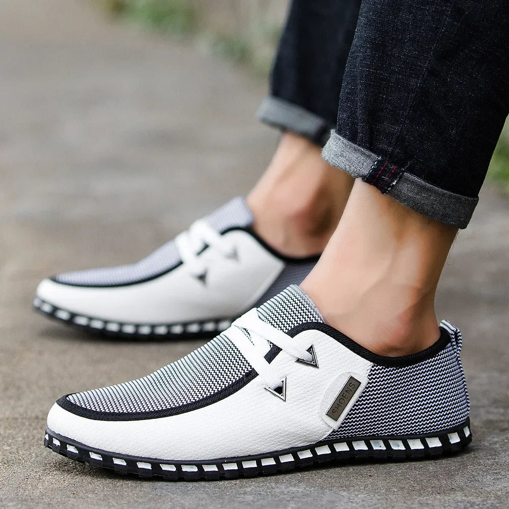 Leather Sneakers Shoes 11