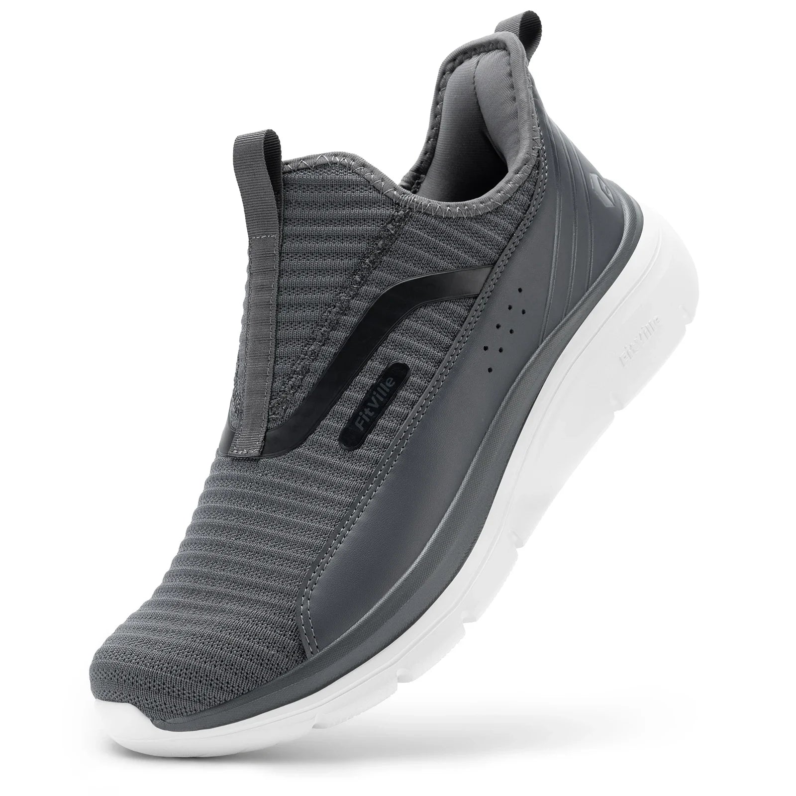 Fitville Wide Men'S Sport Shoes Fitness Walking Shoes Lightweight Breathable For Outdoor Casual Sports Running Shoes Sneaker