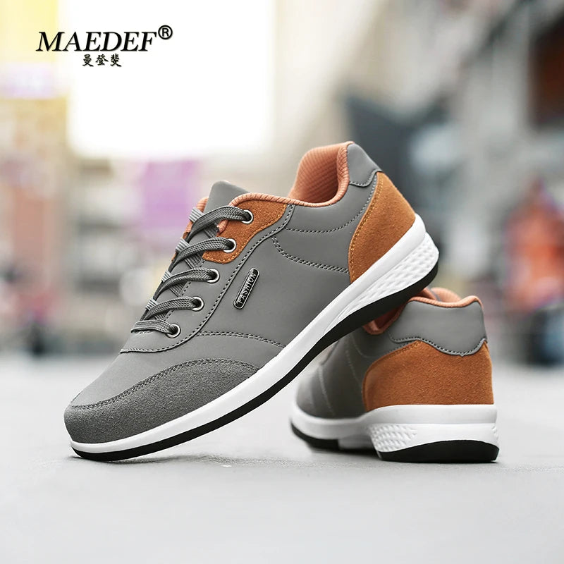 MAEDEF Men's Shoes Lightweight Comfortable Anti Slip Wear Resistant Casual Shoes for Men Running Sports Shoes Flats Man Sneakers
