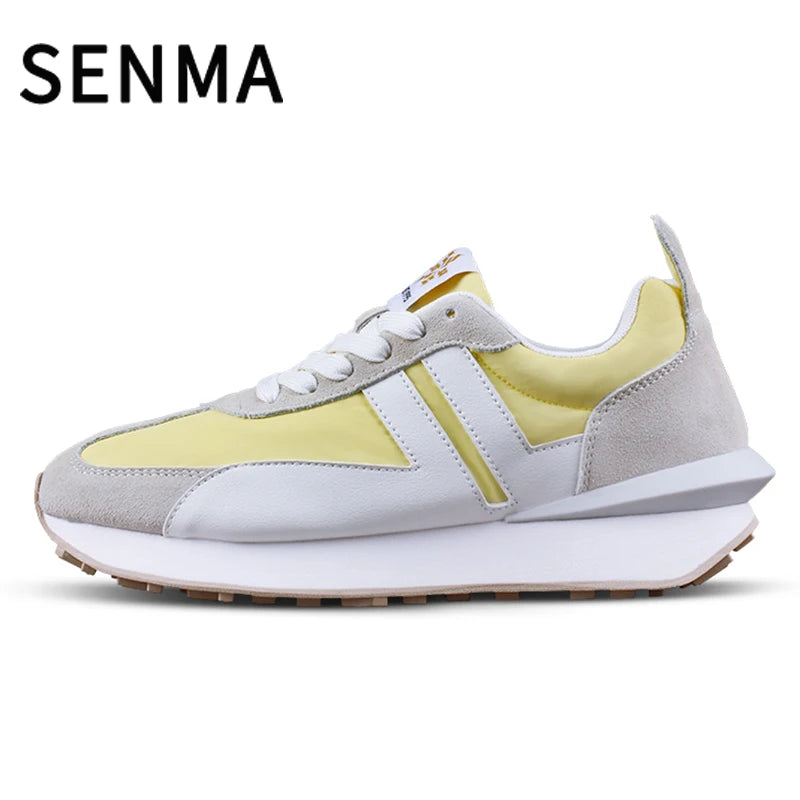 SENMA Thick Soled Casual Shoes Couple's Skate Shoes Lightweight Women's Sports Shoes Men's Sneakers Tennis shoes Running Shoes