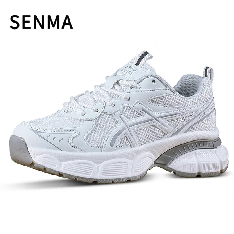 SENMA Men Breathable Casual Shoes Trendy Vulcanized Sports Shoes Male Thick Sole Women Light Casual Sports Shoes Running Shoes