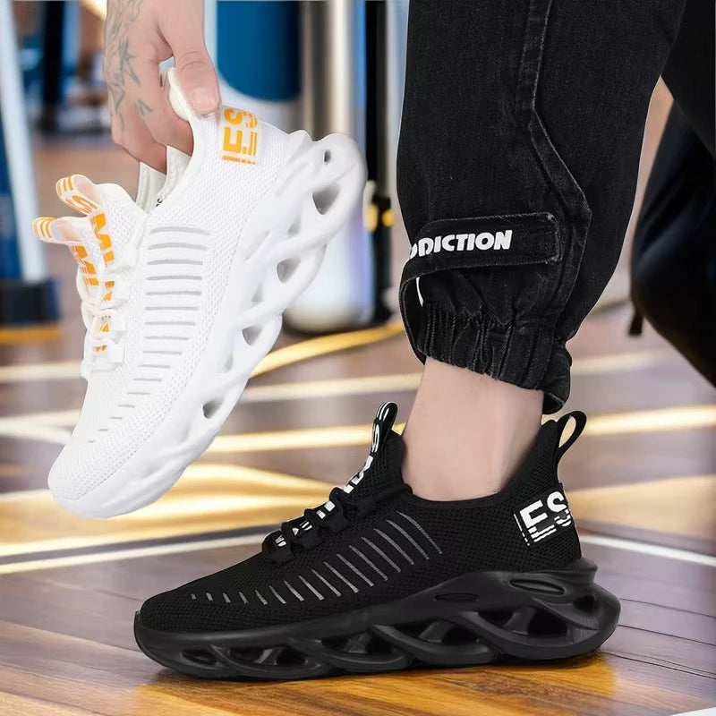 Unisex Men Mesh Breathable Running Women Casual Sneakers Kids Lightweight Sports Family Matching Outdoor Shoes