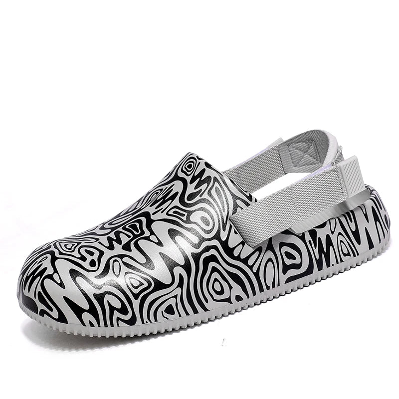 STRONGSHEN Men Sandals Camouflage EVA Slippers Garden Platform Sandals Summer Couple Sneakers Outdoor Flip Flops Home Clogs