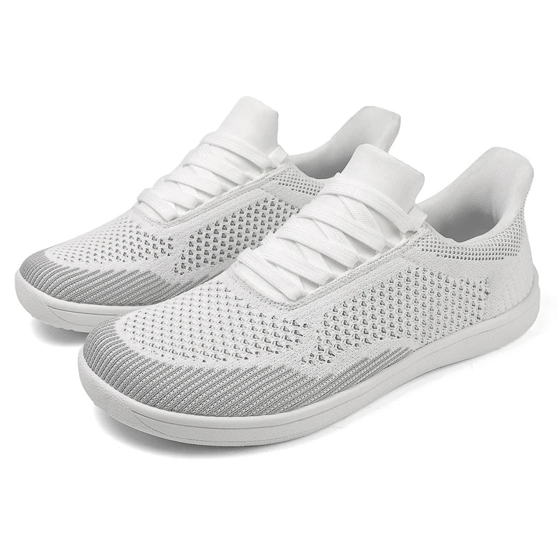 Men Women Slip On Mesh Wide Toe Shoes Minimalist Barefoot Zero Drop Wide Box Flat Shoes Casual Flats Plus Big Size 51 52 53 54