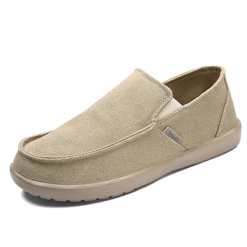 Baskets tendance en toile respirantes pour homme, chaussures de marche et de conduite confortables, chaussures plates décontractées pour l'extérieur